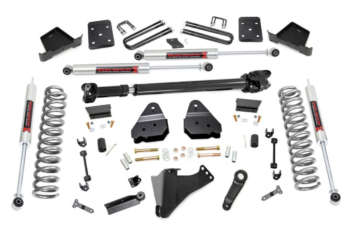 Ford F-250 Super Duty Suspension Lift Kit - Rough Country - 6 Inch Lift Kit | OVLDS | D/S | M1 - '17-'22